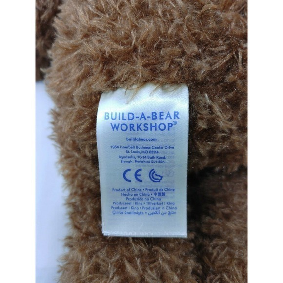 Build a‎ Bear 2019 Brown Teddy Bear Happy Birthday Plush Stuffed Animal Toy 16" - Picture 7 of 10